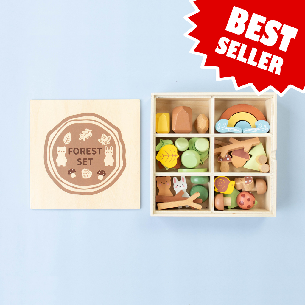 Wooden Forest Sensory Bin