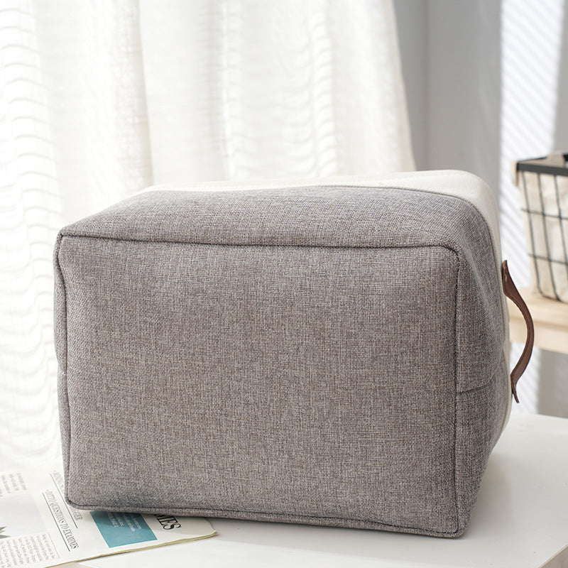 Thickened foldable portable clothing storage basket books snacks toys cosmetics storage box