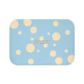 Soapy Blue Bubble Bath Mat — Plush Kids Bathroom Rug