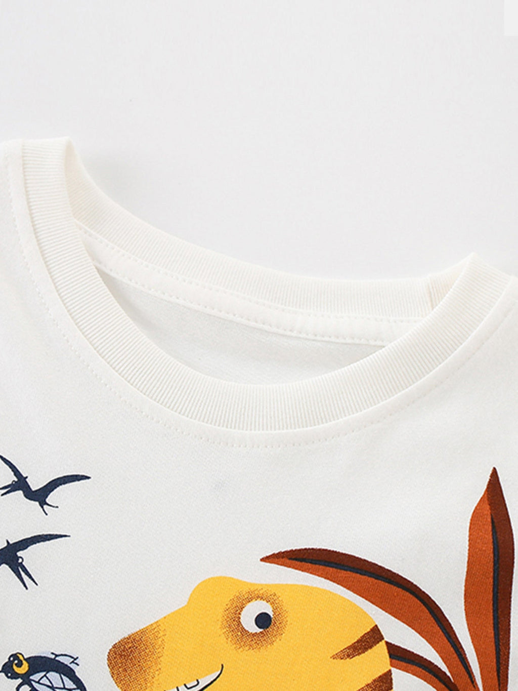Children's Dinosaur Print Short Sleeve Tee and Shorts Set