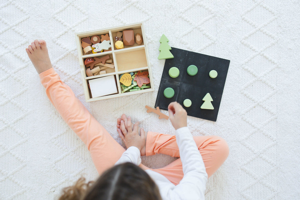 Wooden Forest Sensory Bin