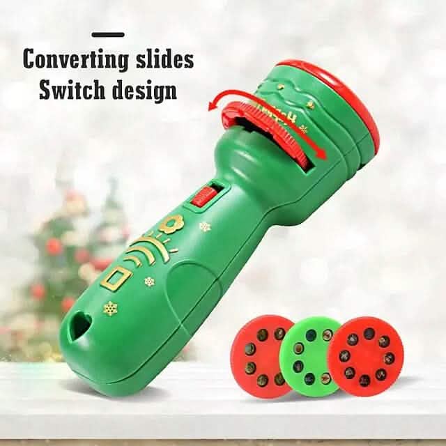24 Patterns Christmas Flashlight Projection Lamp