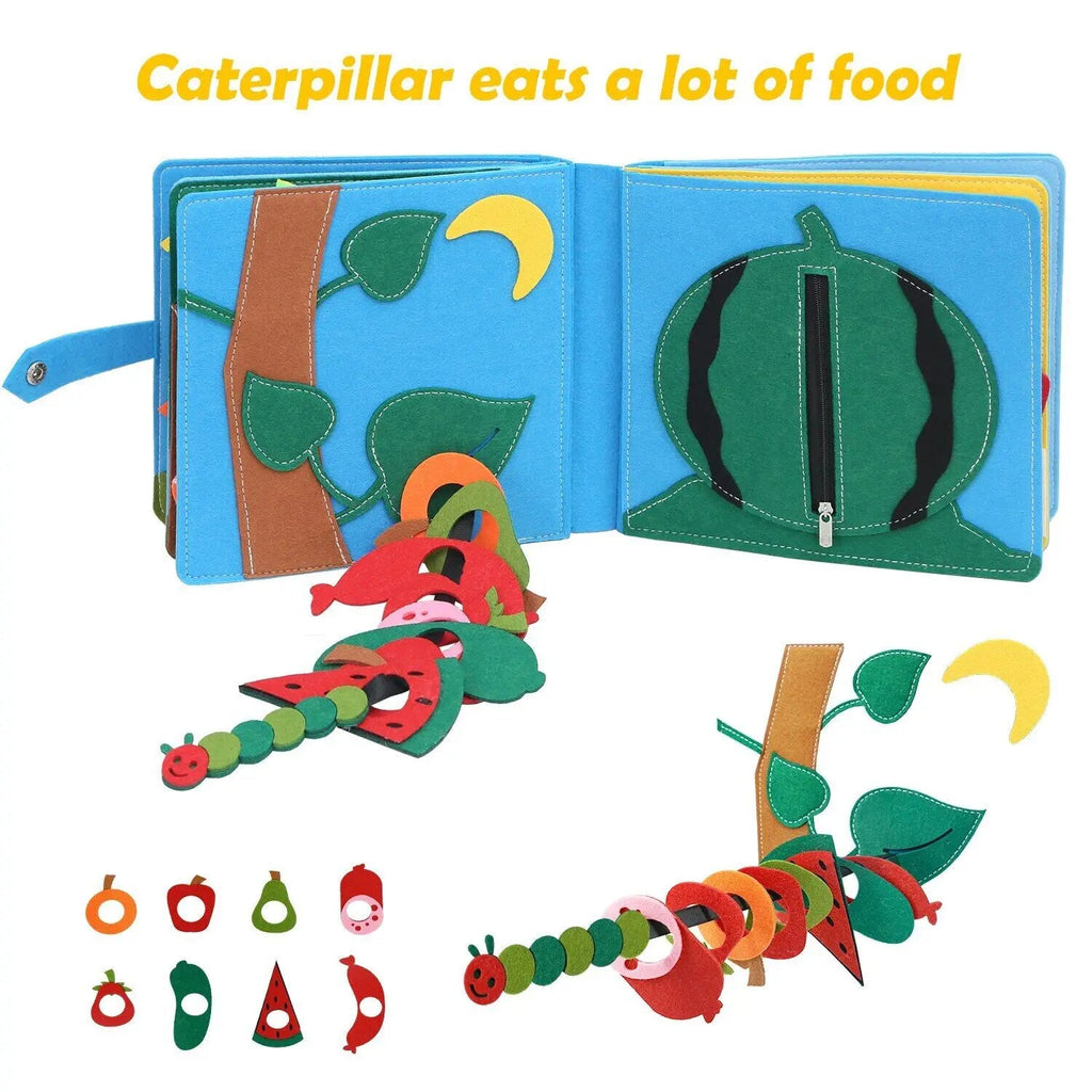 Toddlers Montessori Toys Busy Board Farm Animal Scene Storytelling Activity Toy Quiet Book Felt Activity Educational Sensory Toy