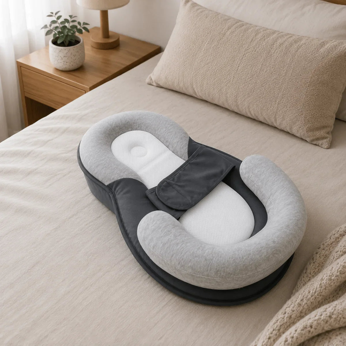 Anti Reflux Baby Lounger Elevated Infant Sleep Positioner Cushion