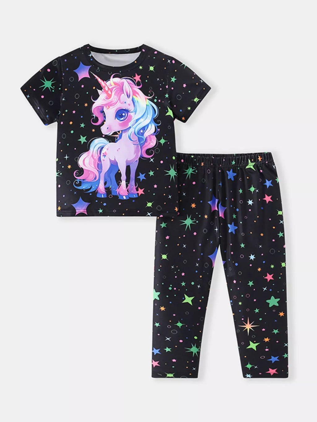 Children's Unicorn Starry Night Pajama Set