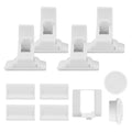 4Pcs Magnetic Cabinet Locks Child Safety Drawer Locks Adhesive Baby Proof Cabinets Latches Kit