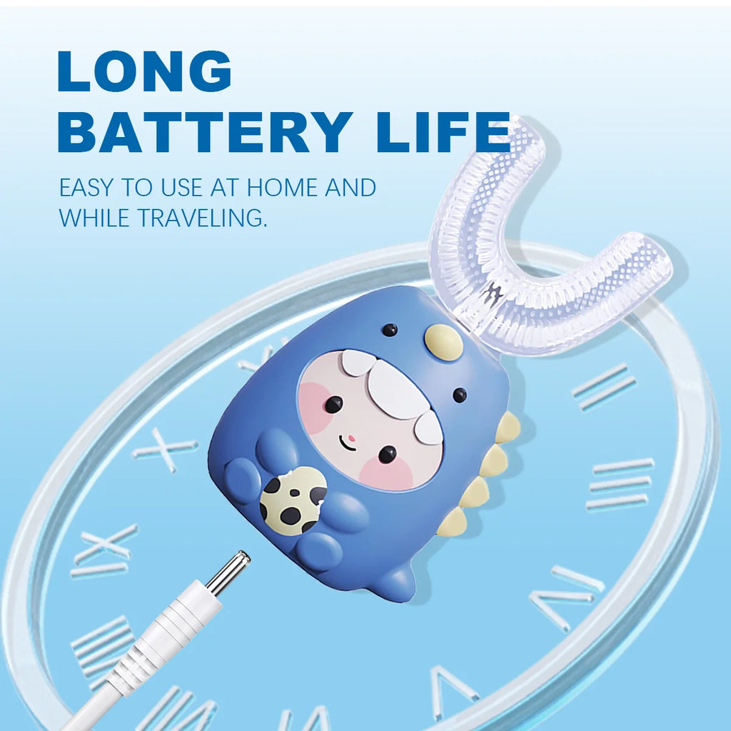 360° U Shaped Sonic Toothbrush - Dragon Design