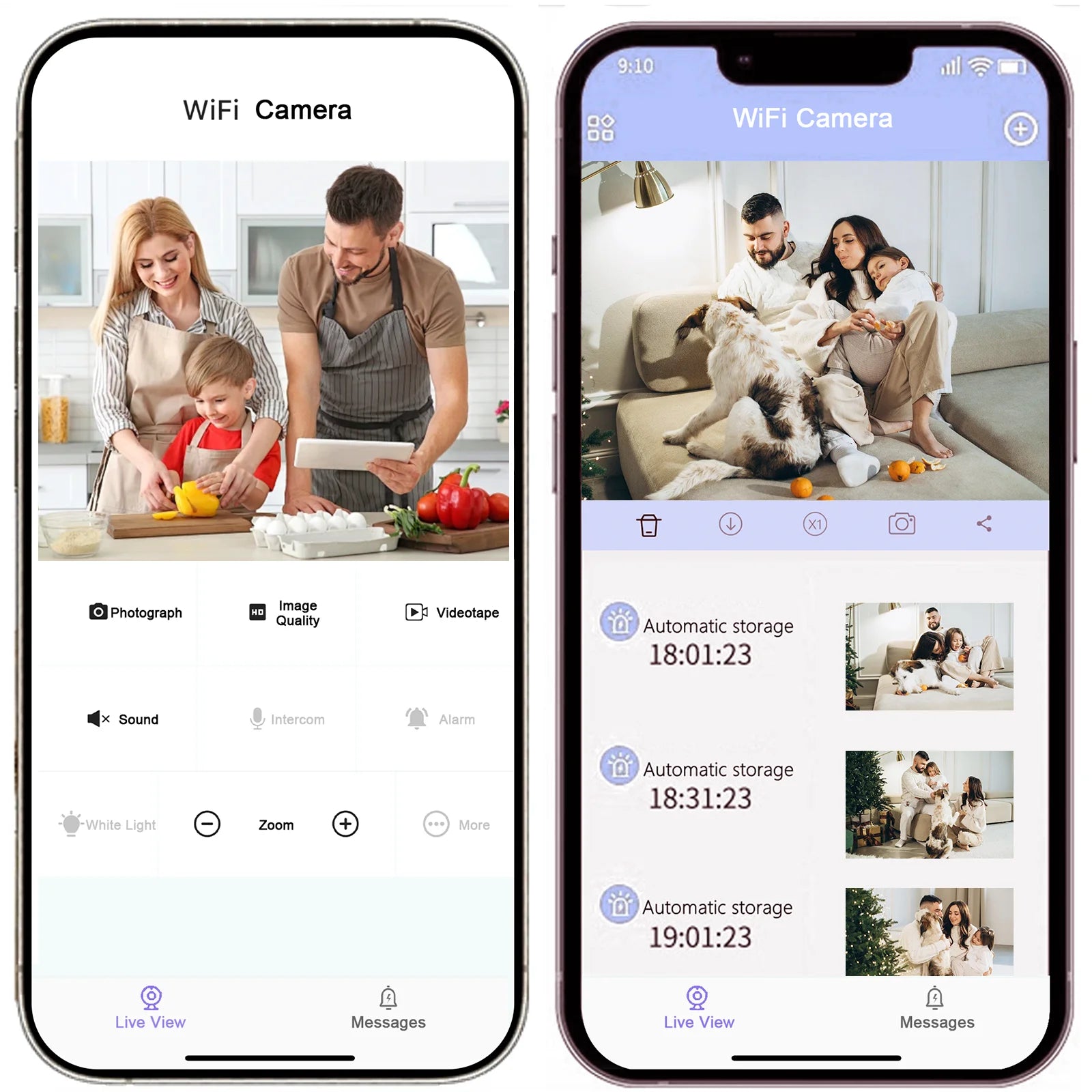Baby Monitoring Camera with Noise Reduction
