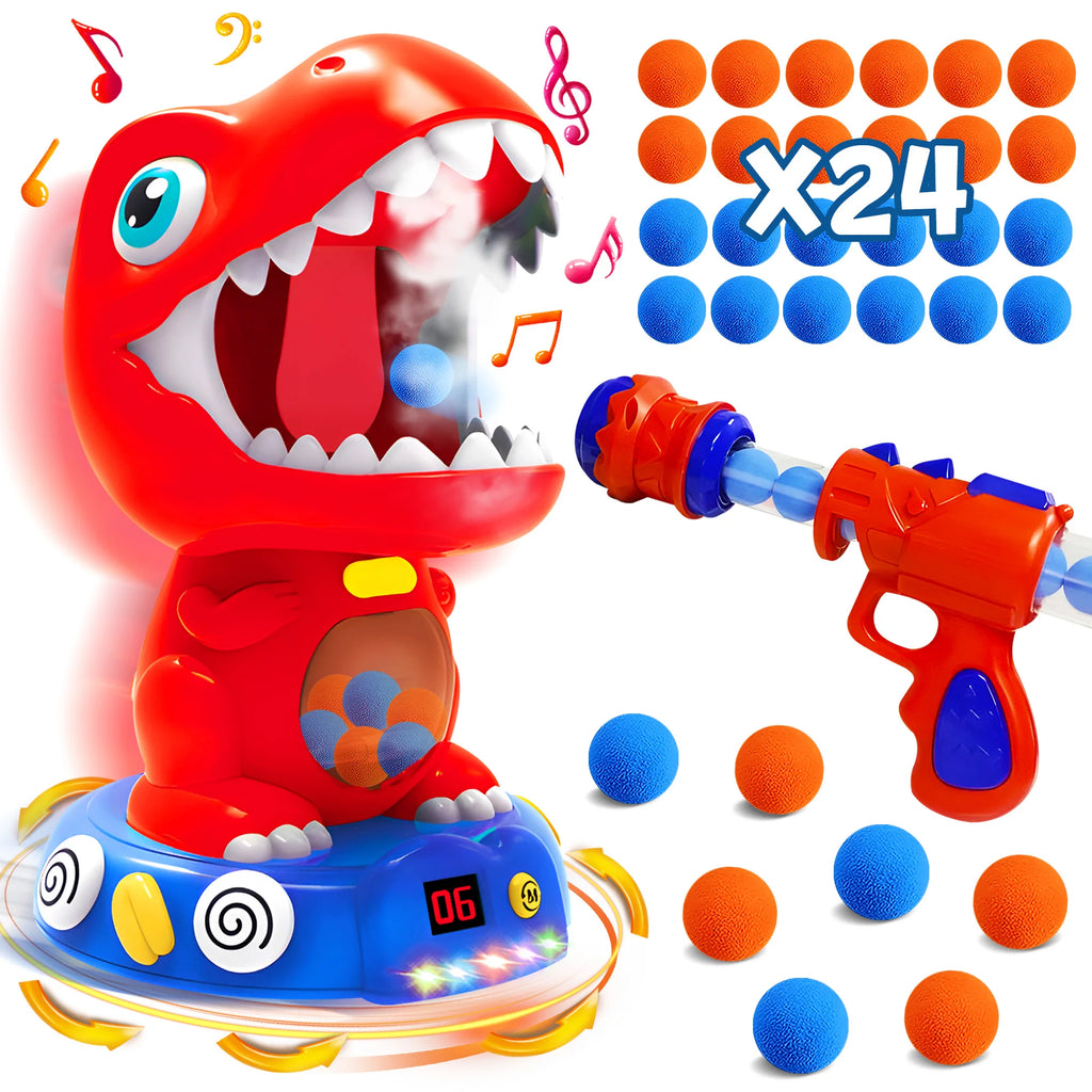Target Shooting Game Sound - Spray Effect Dinosaur