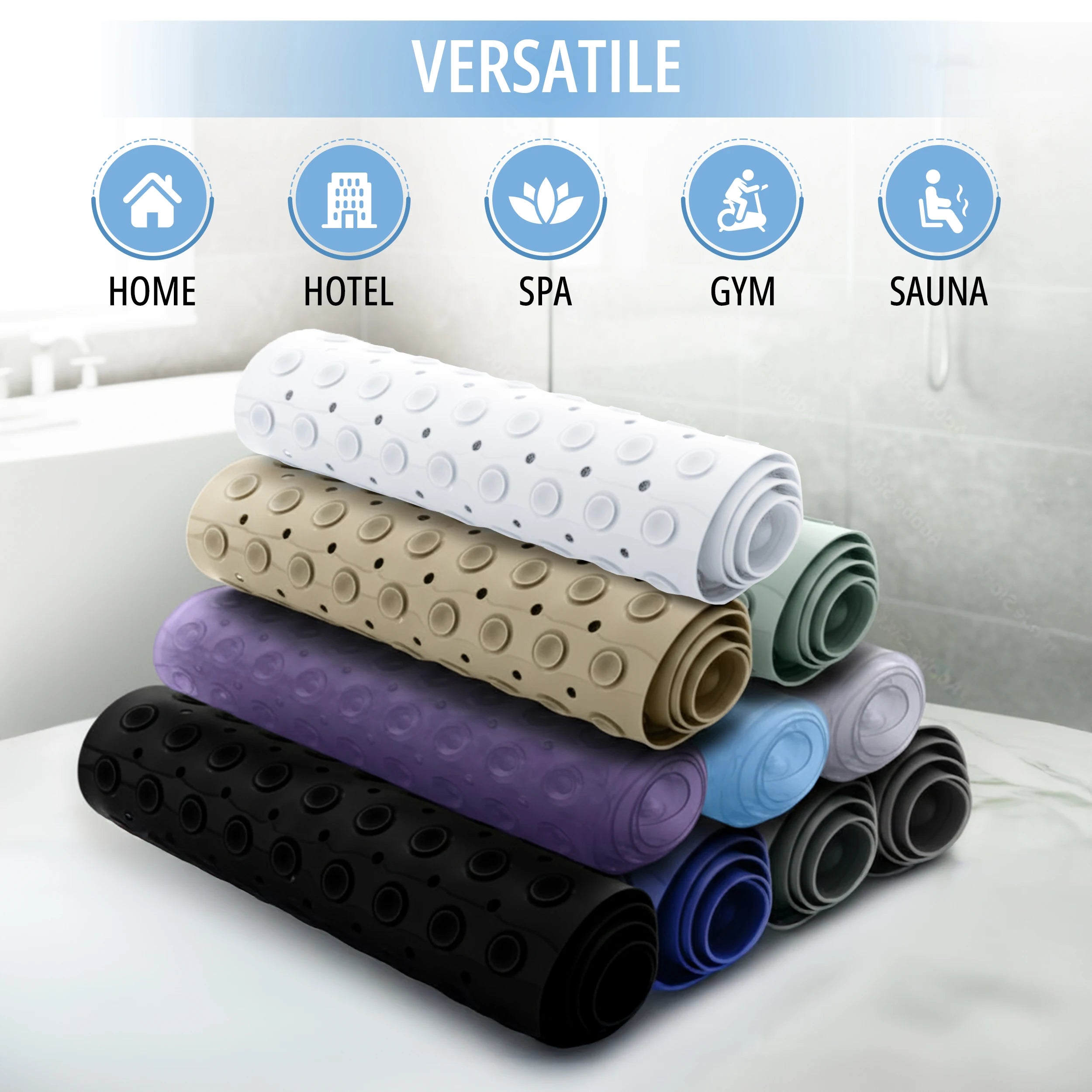 Non-Slip Extra-Large Bathtub Mat