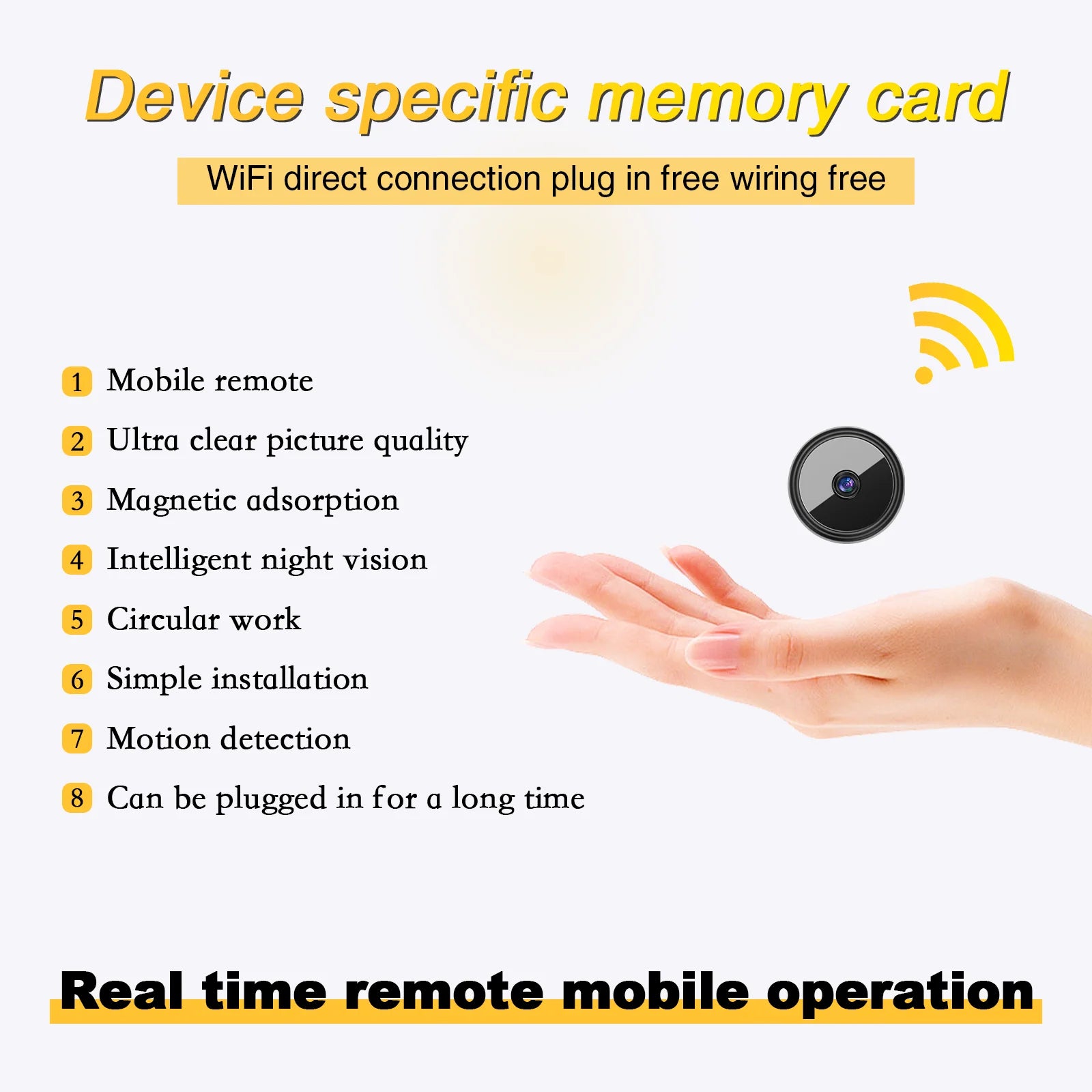 Baby Monitoring Camera with Noise Reduction