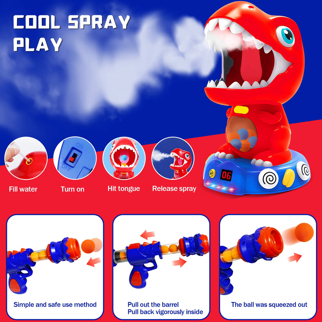 Target Shooting Game Sound - Spray Effect Dinosaur
