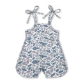 Kids Grey Camo Jumpsuit with Straps
