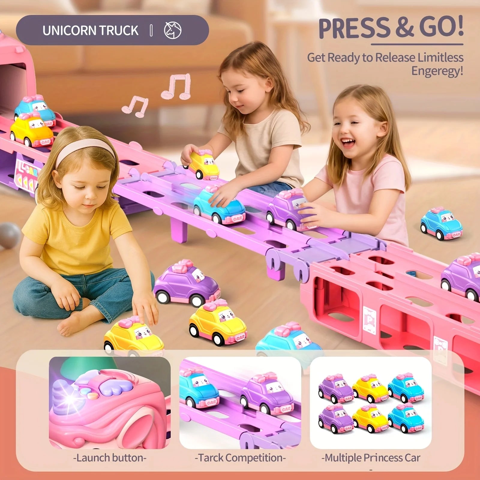 Monster Toy Truck Track Set