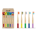 Kids Bamboo Toothbrushes 5-Pack
