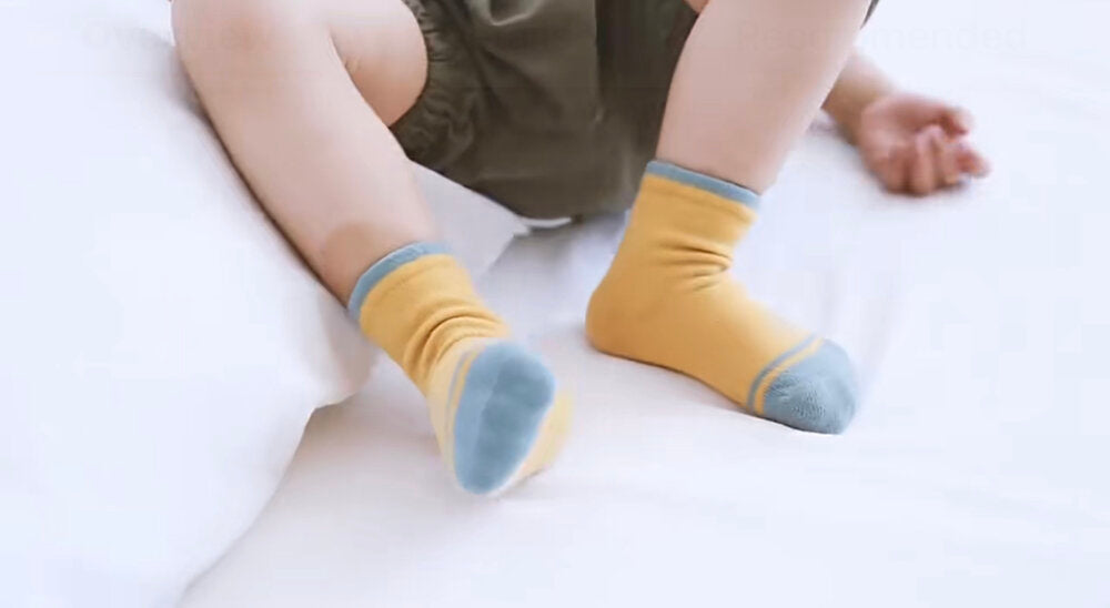 Organic Cotton Kids Sock Set (5-Pack) | Breathable Toddler Socks| Autumn Bundle