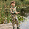 Long sleeves camo duck hoodie pants kids boys outfits