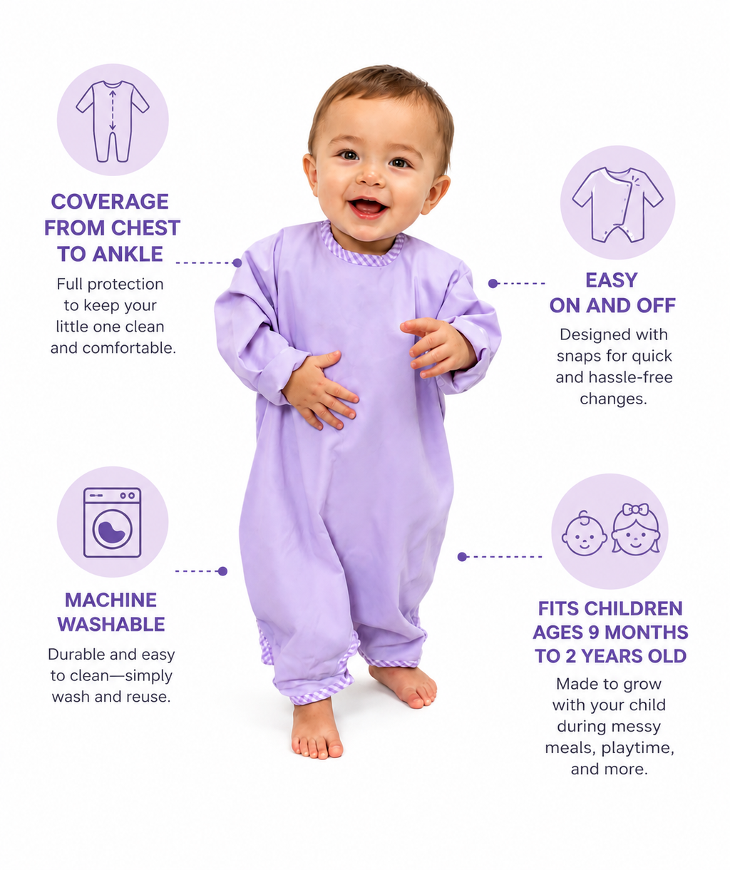 BodyBib™ Full-Coverage Toddler Bib