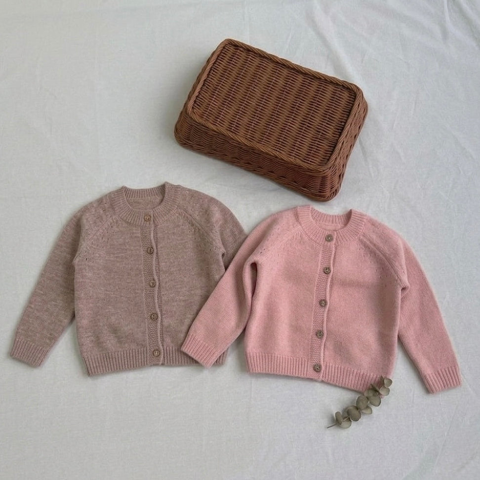 Premium Kids' Organic Cotton Cardigan | Made in Peru