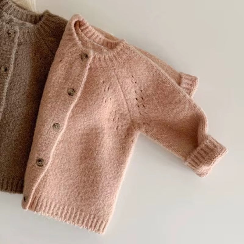 Premium Kids' Organic Cotton Cardigan | Made in Peru