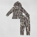 Camouflage Hooded Shirt And Hunting Pants Set