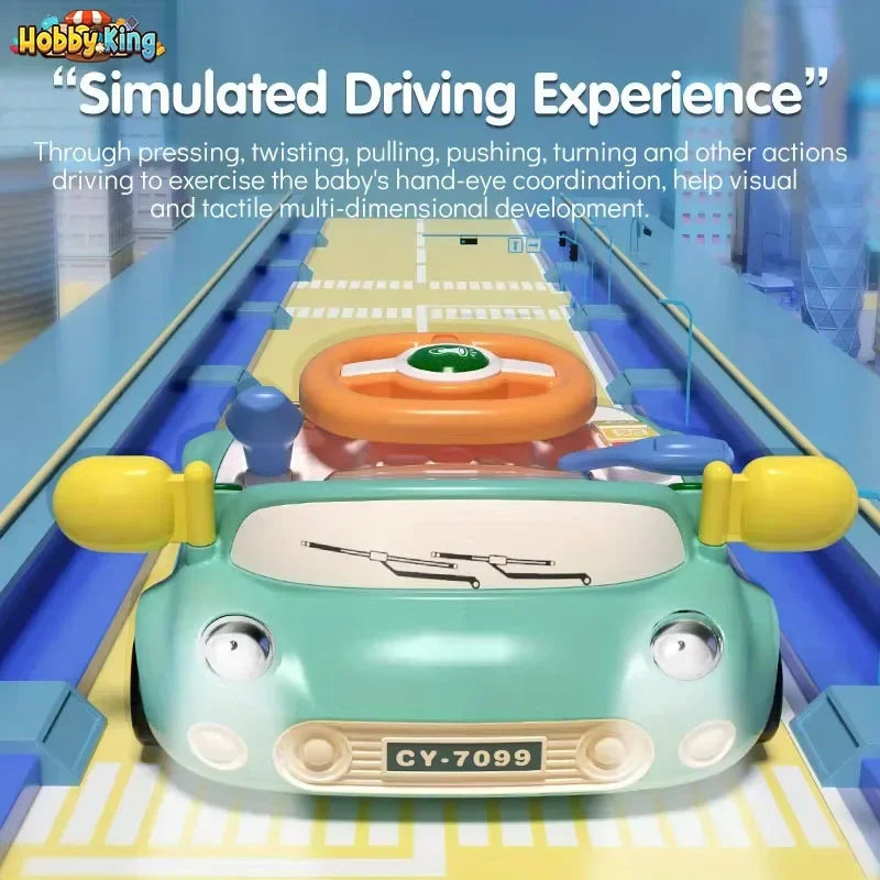 Kids Electric Steering Wheel Toy