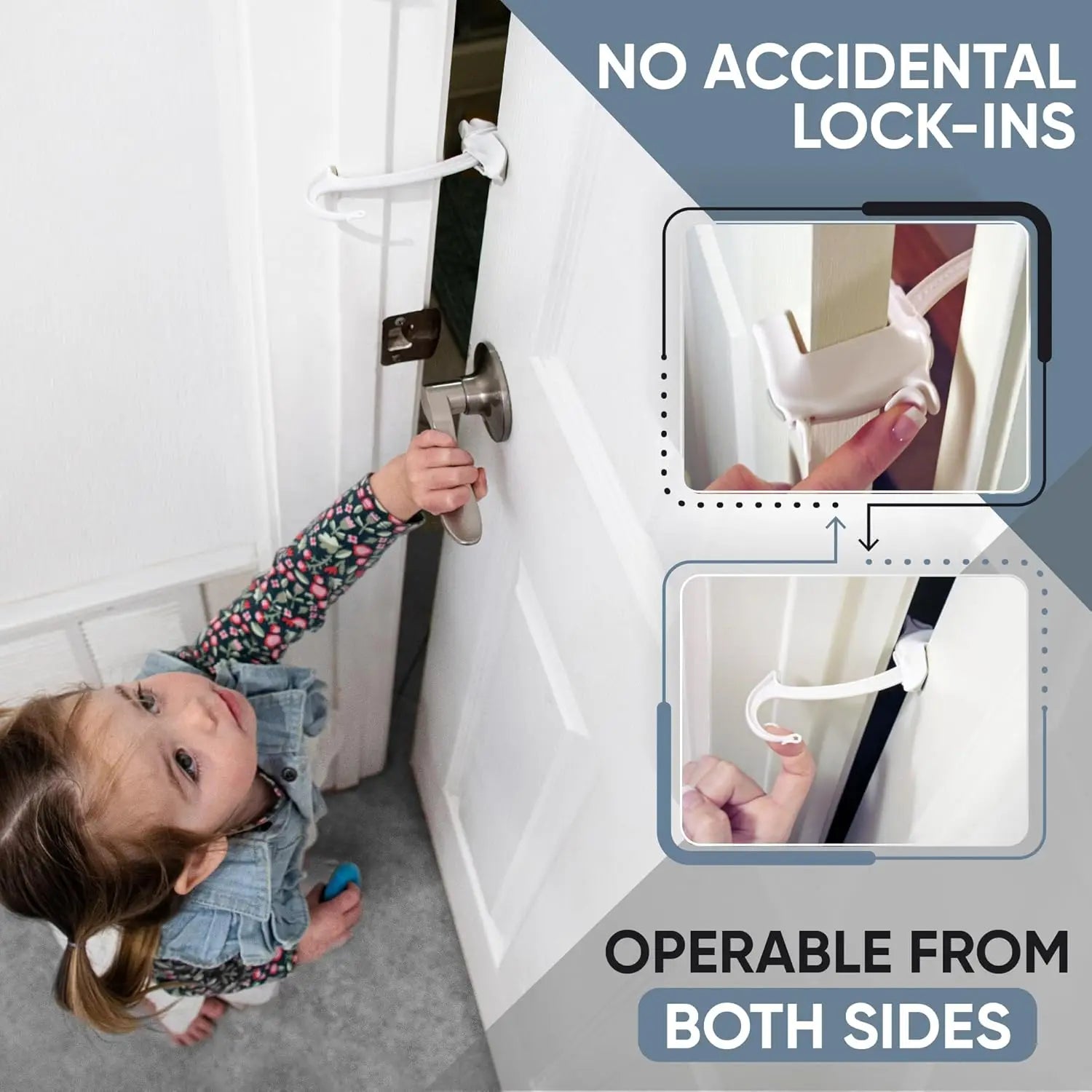 Child Proof Door Lock & Pinch Guard
