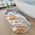 Non Slip Beach Bathroom Rug