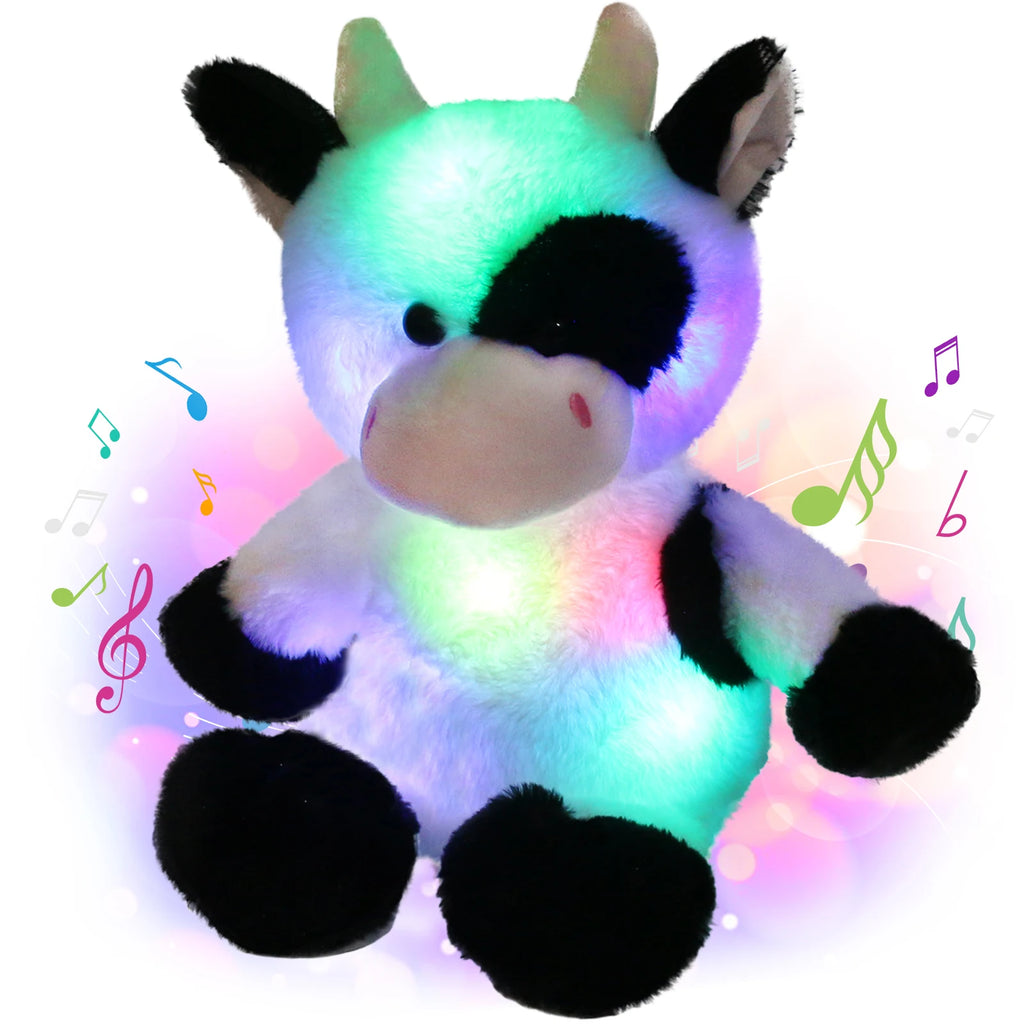 Glowing Farm Cow Plush Toy