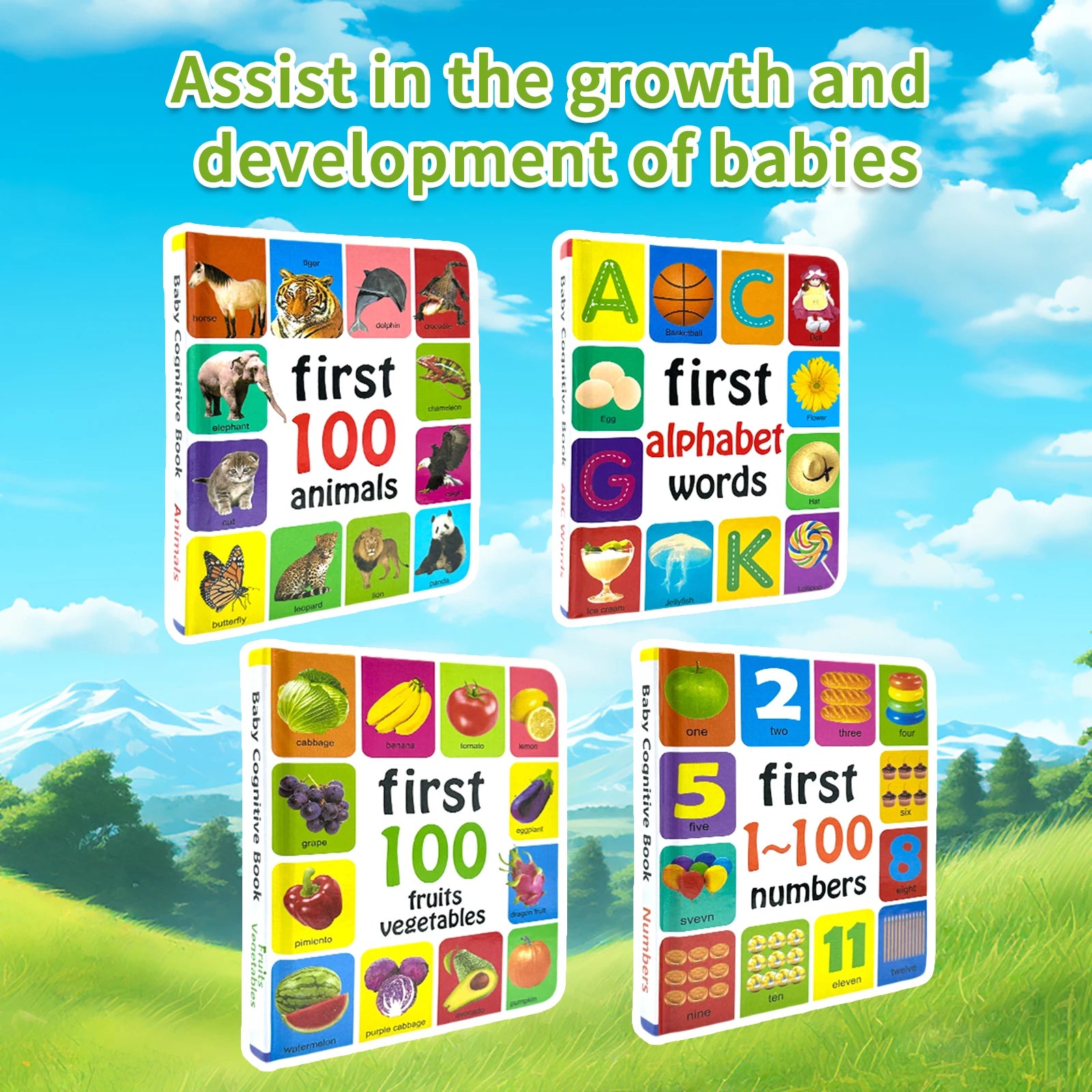 4 Learning Board Books