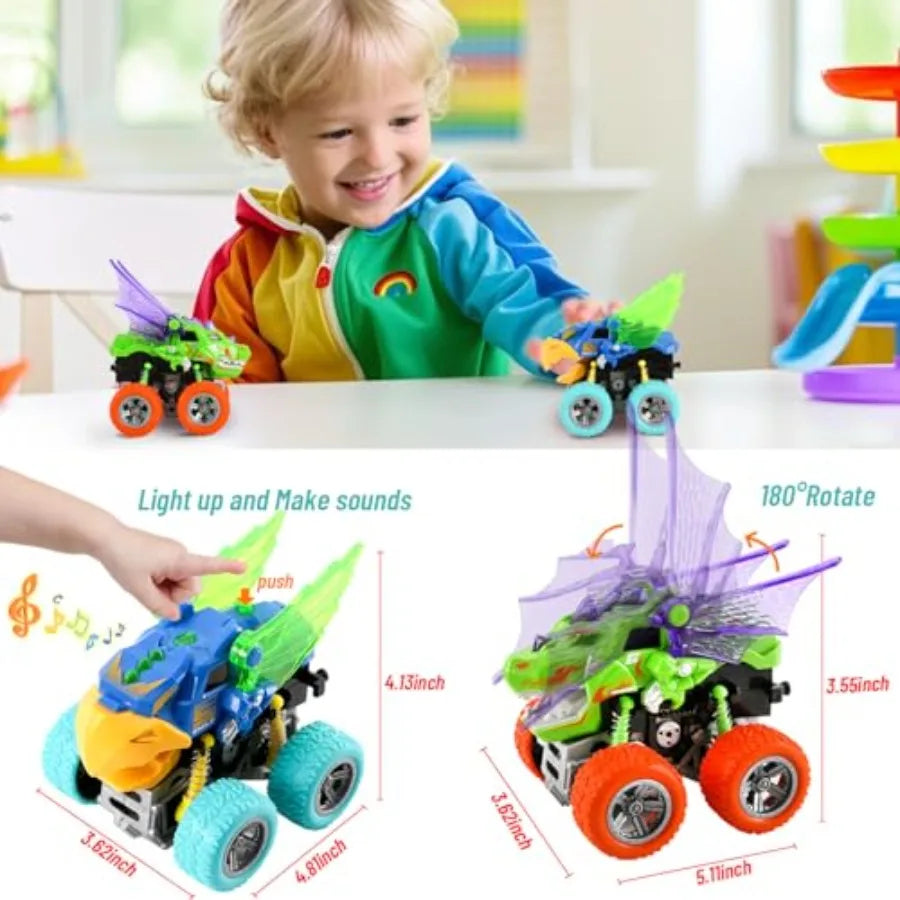 Dinosaur  Light-Up Sounds Trucks