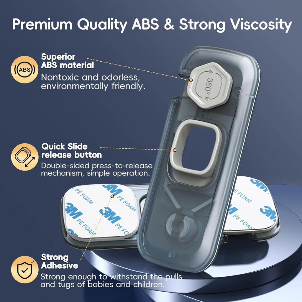 2-Pack Child Proof Fridge Locks