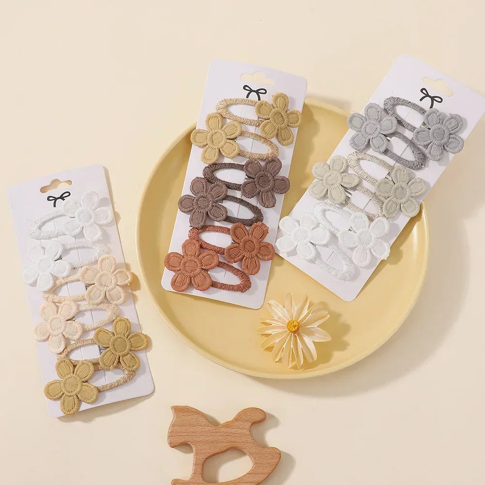 6Pcs Daisy Hair Clips