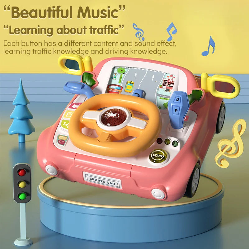 Baby Musical Toy Steering Wheel