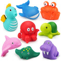 8PCS Ocean Sea Animal Bath Toys