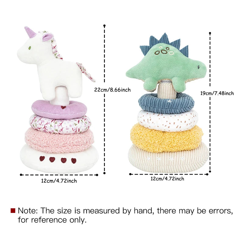 Baby Dinosaur/Unicorn Plush Stacking Toy