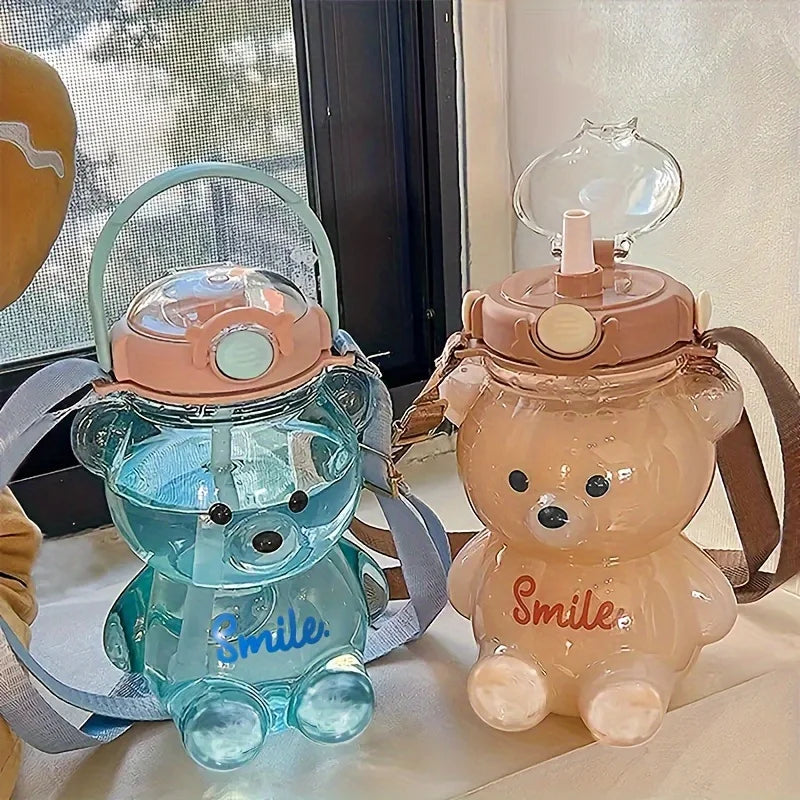 Large Capacity Cute Bear Water Bottle