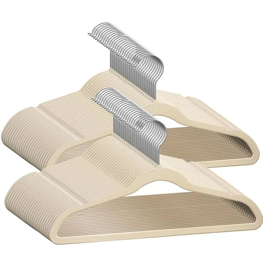50 NonSlip Kids Velvet Hangers
