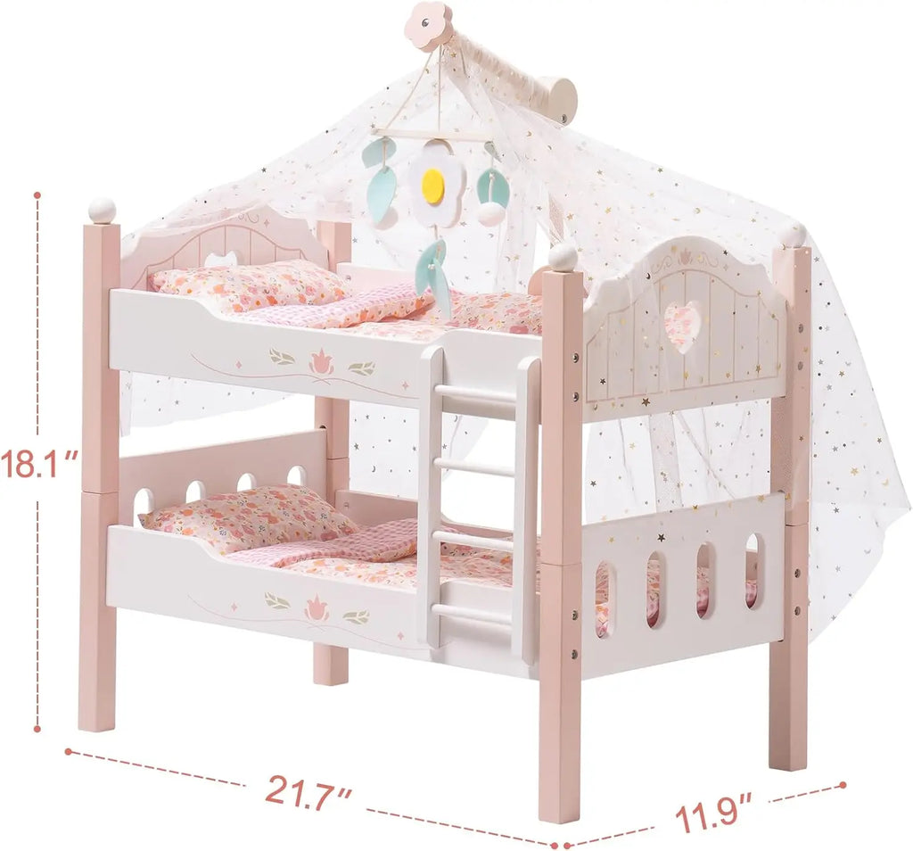 Baby Doll Bunk Beds for 18 inch