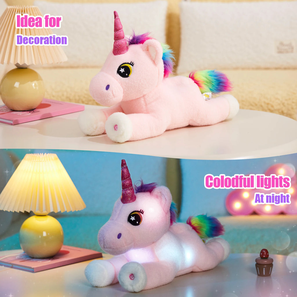 Glowing Unicorn Plush Toy