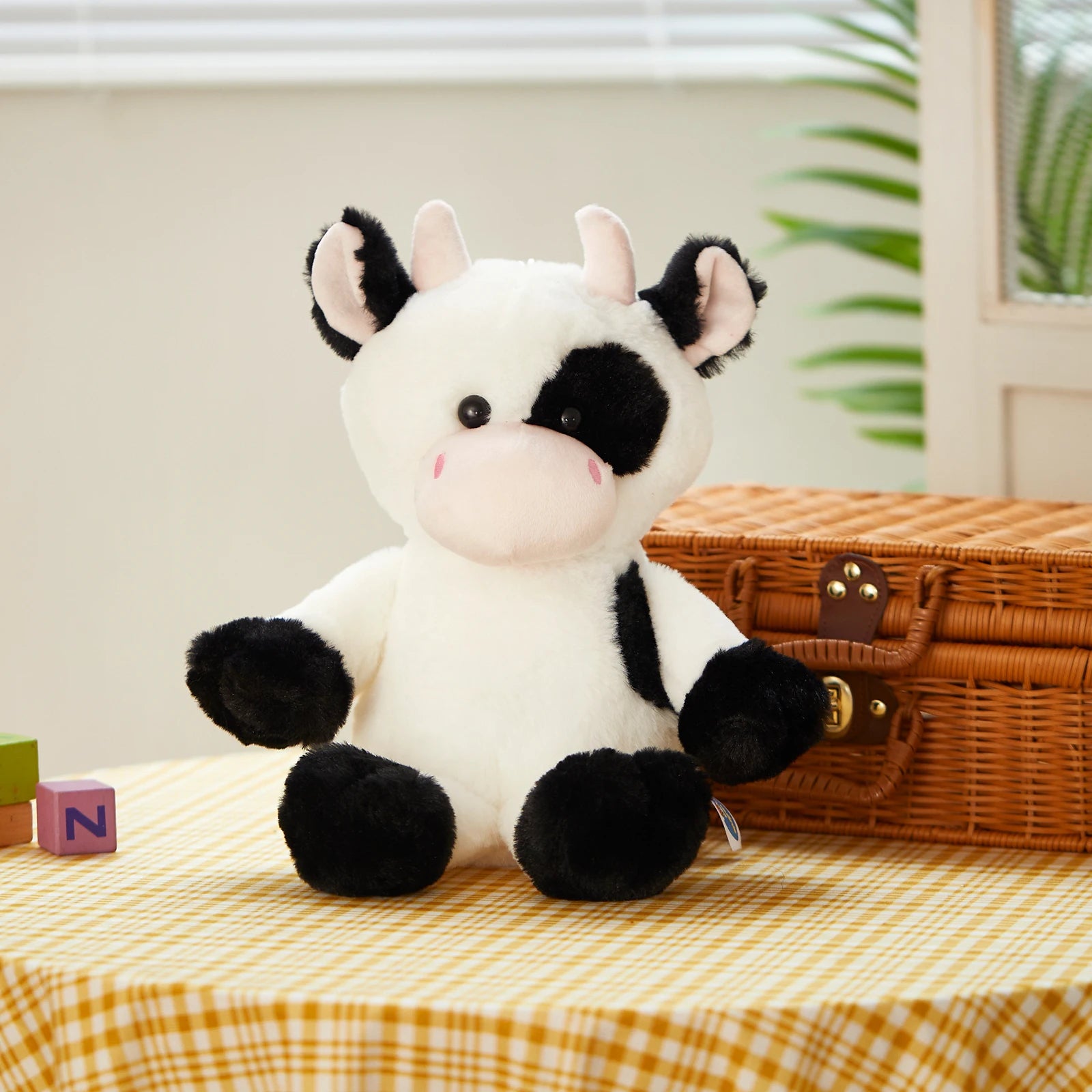 Glowing Farm Cow Plush Toy