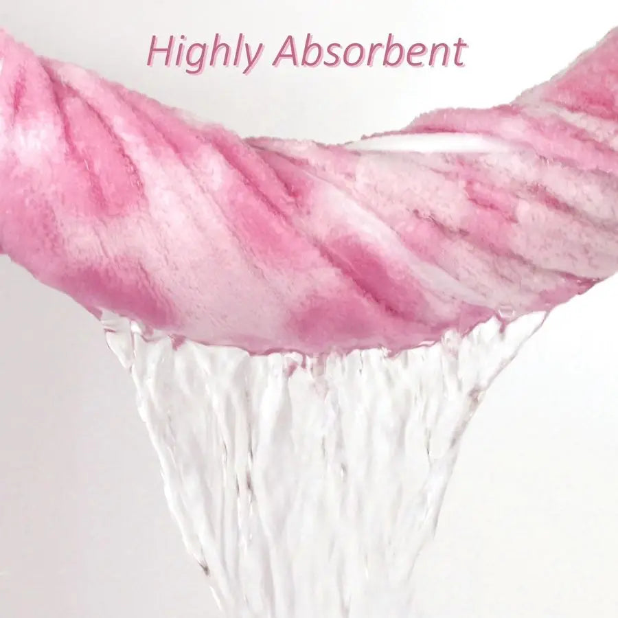 Set of 2 Pink Bath Towels