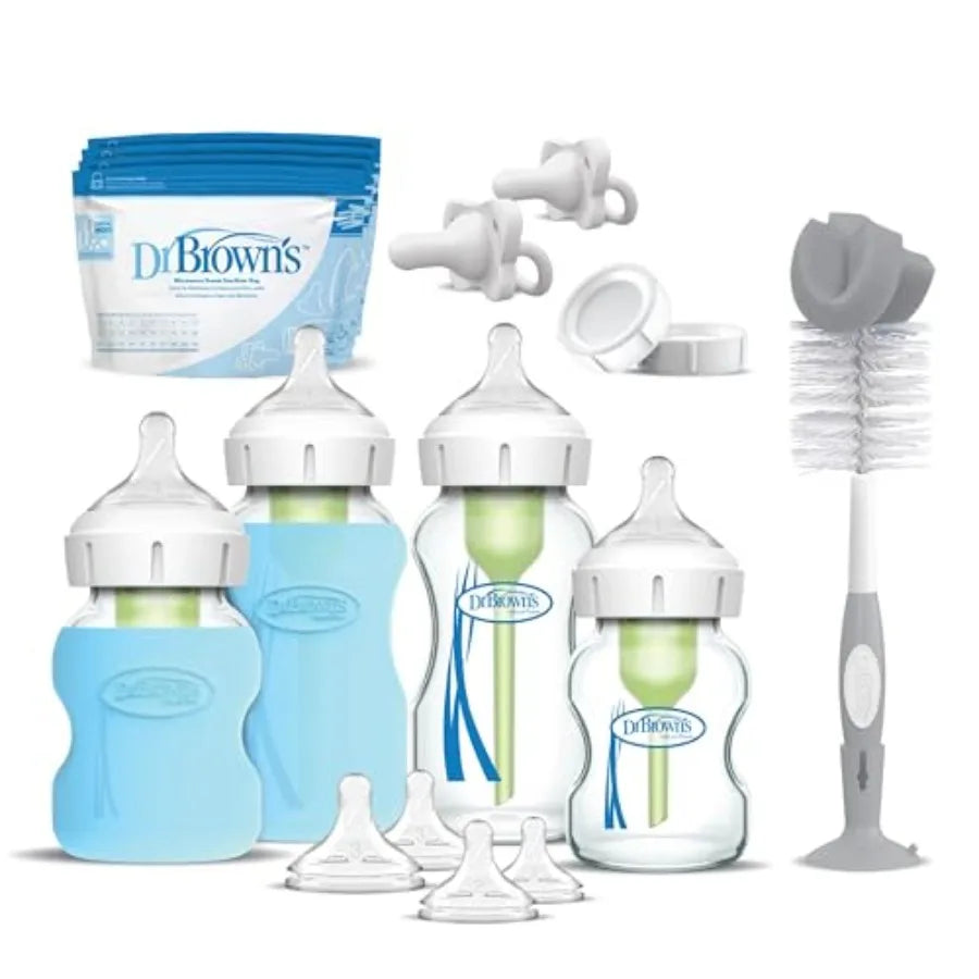 Dr. Brown's Anti-Colic Glass Baby Bottles