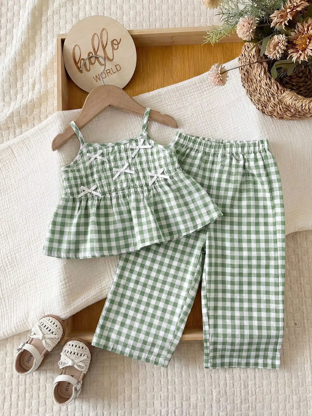 Two Piece Summer Jumpsuit For Girl