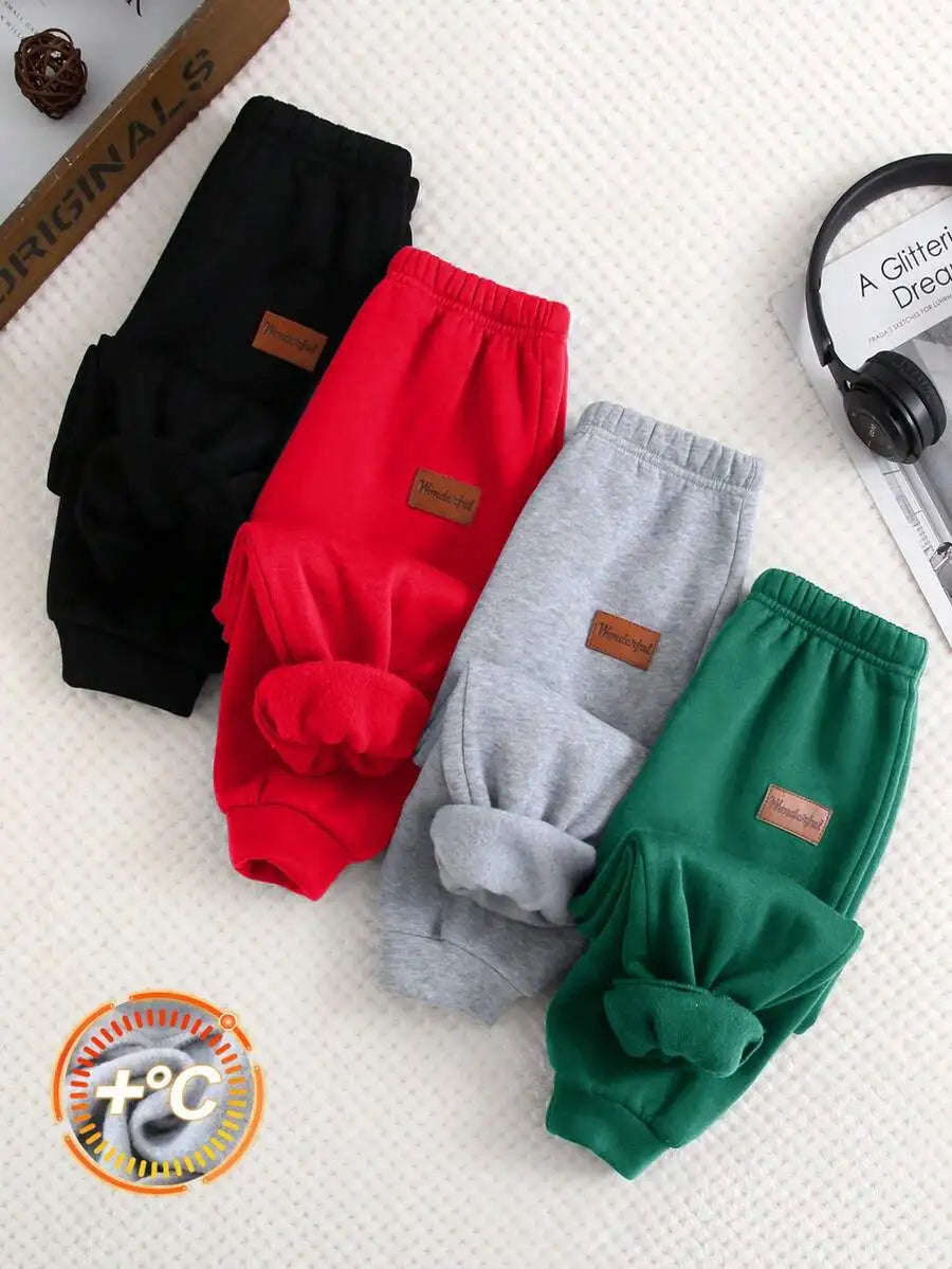 4-Pack Kids Fleece-Lined Jogger Pants