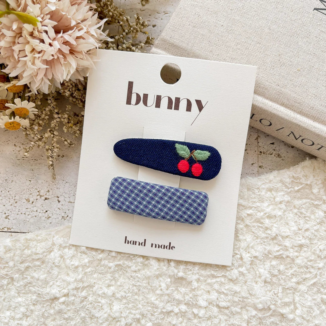 Sweet Embroidery Children Hair Clip