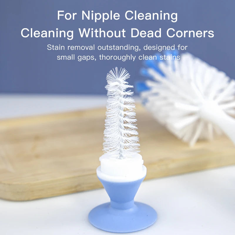 Baby Bottle Cleaning Brush, Suction Stand