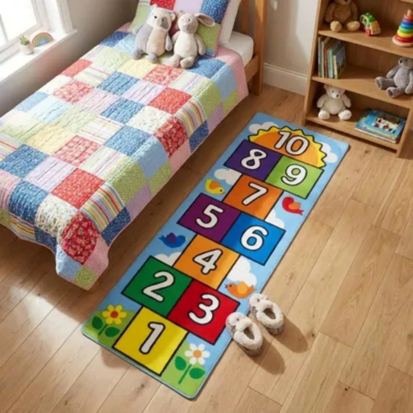Stain Resistant Hopscotch Rug