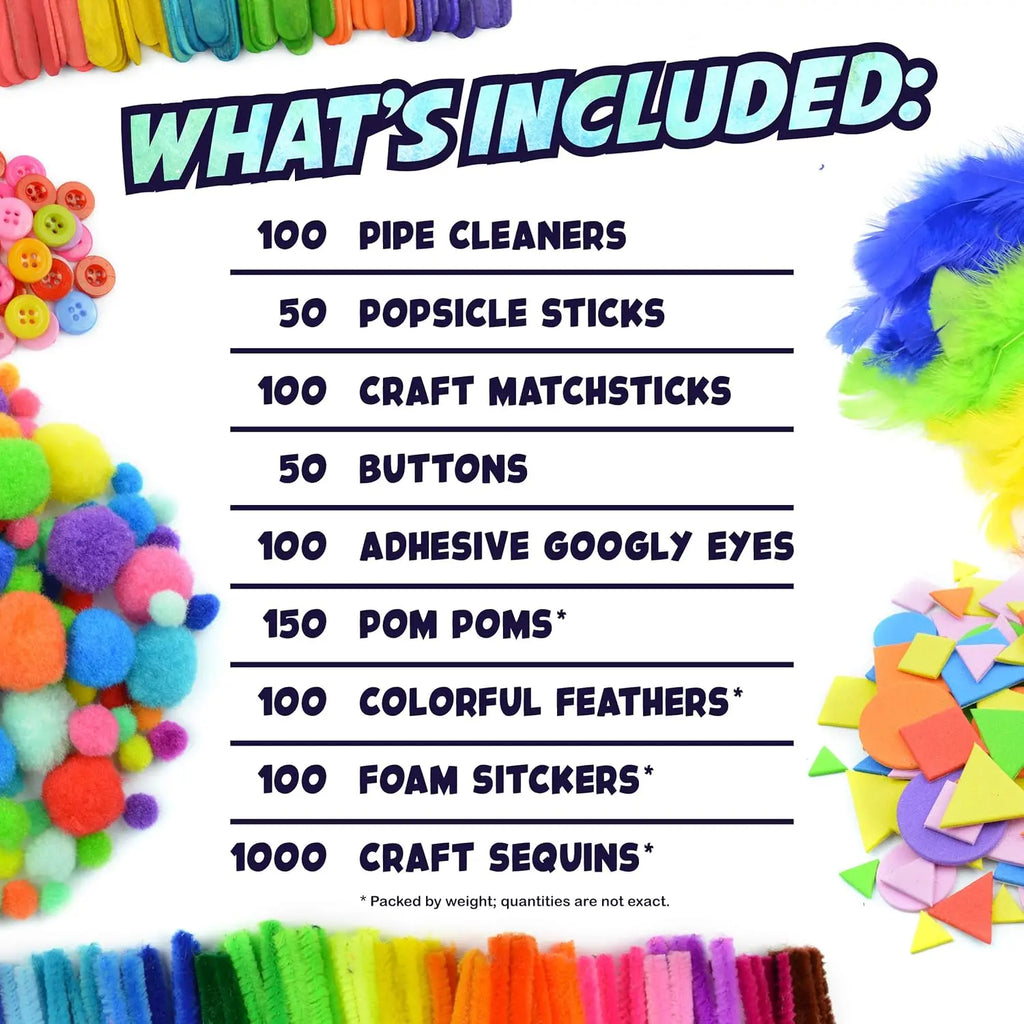 1500 + Arts & Crafts Materials for Toddlers