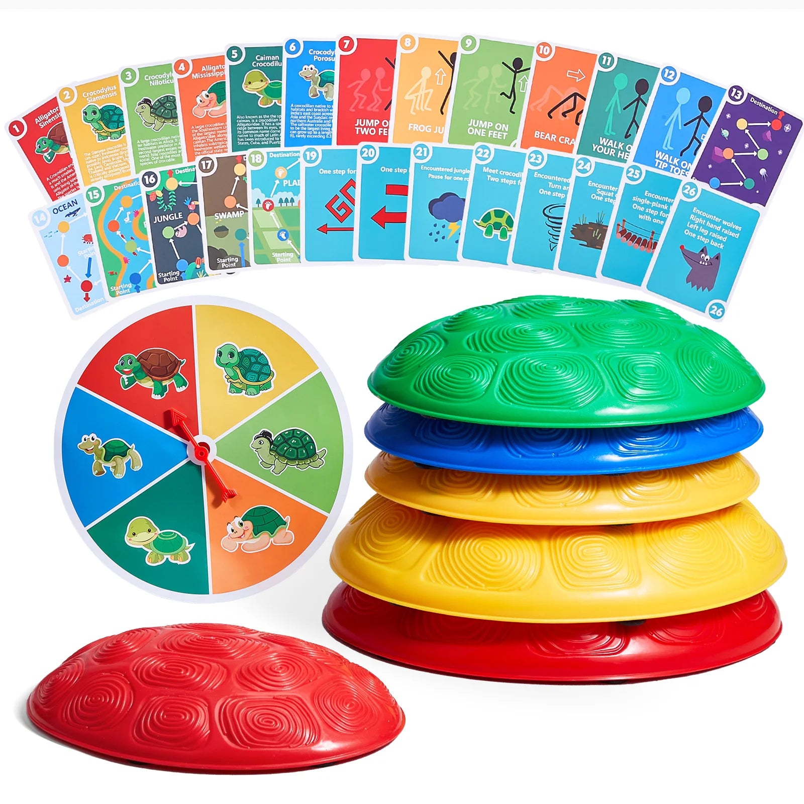 6 PCS Kids Turtle Balance Stepping Stones